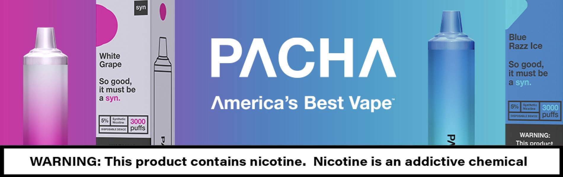 Pacha Disposables - America's Best Vape